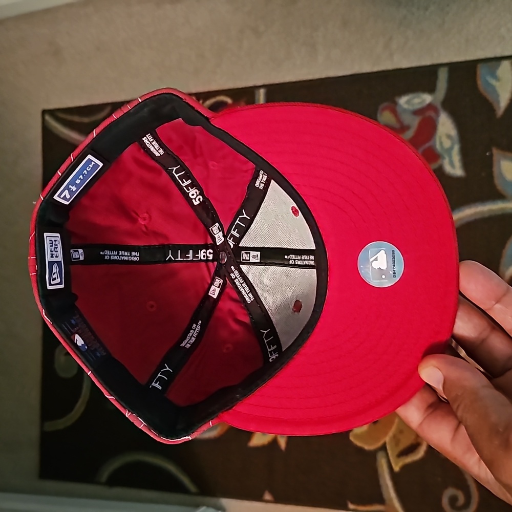 Atlanta Braves 7 1/4  Fitted Hat - Picture 3 of 4